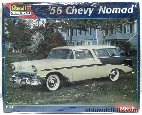 Monogram 1/25 1956 Chevrolet Nomad - Station Wagon, 85-2489 plastic model kit